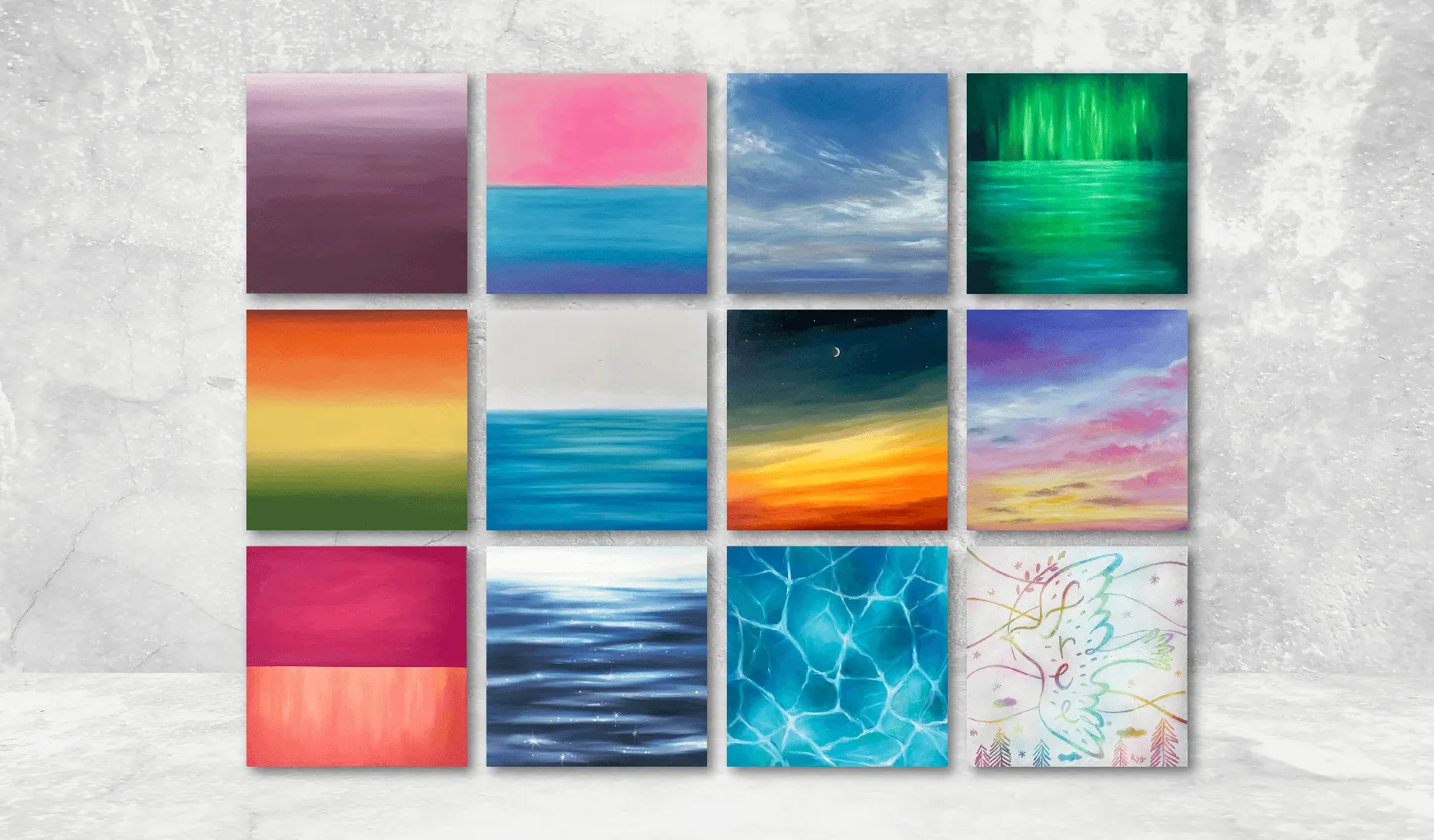 iroasobi｜色とアートで心を豊かにする新感覚ワークショップ 大阪 初心者からプロまで 講師資格制度あり 株式会社いまここから 気になる色を手に取ったら色遊びの始まり！ 今日はどの色と遊ぶ？